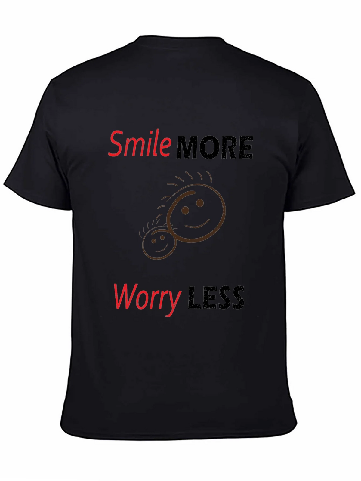 Smile More Worry Less Graphic Tee product image 4