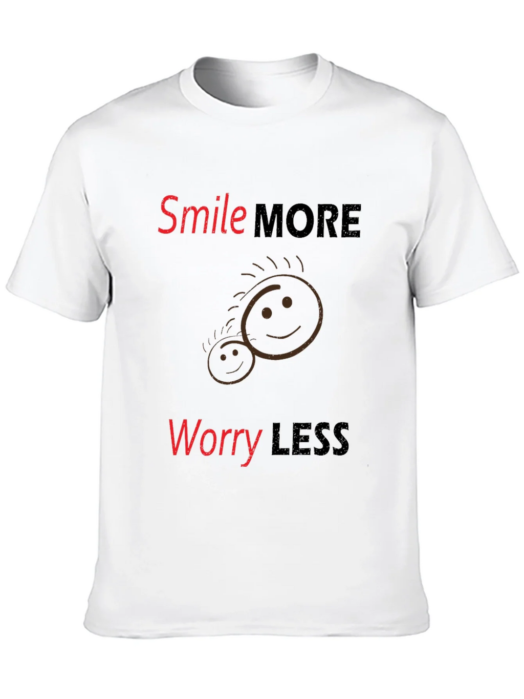 Smile More Worry Less Graphic Tee product image 9