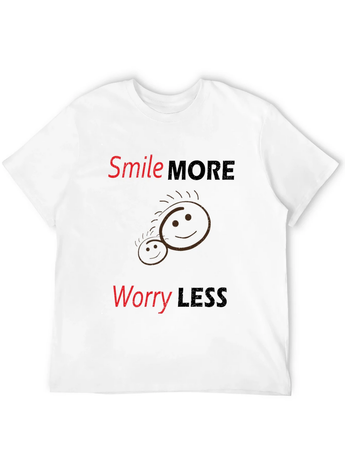 Smile More Worry Less Graphic Tee product image 11