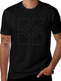 Abstract Geometric Squares Graphic T-Shirt product image 1