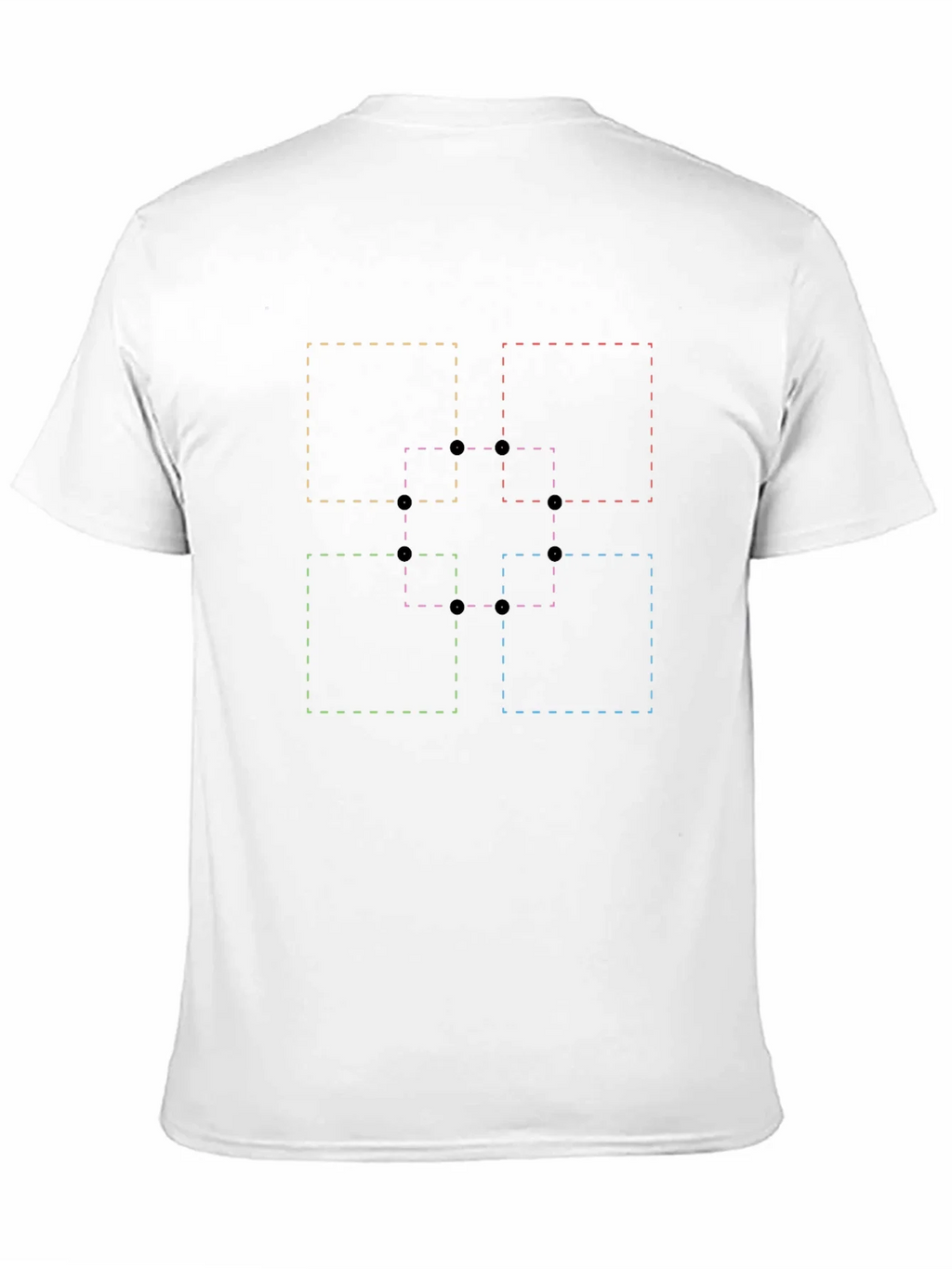Abstract Geometric Squares Graphic T-Shirt product image 10