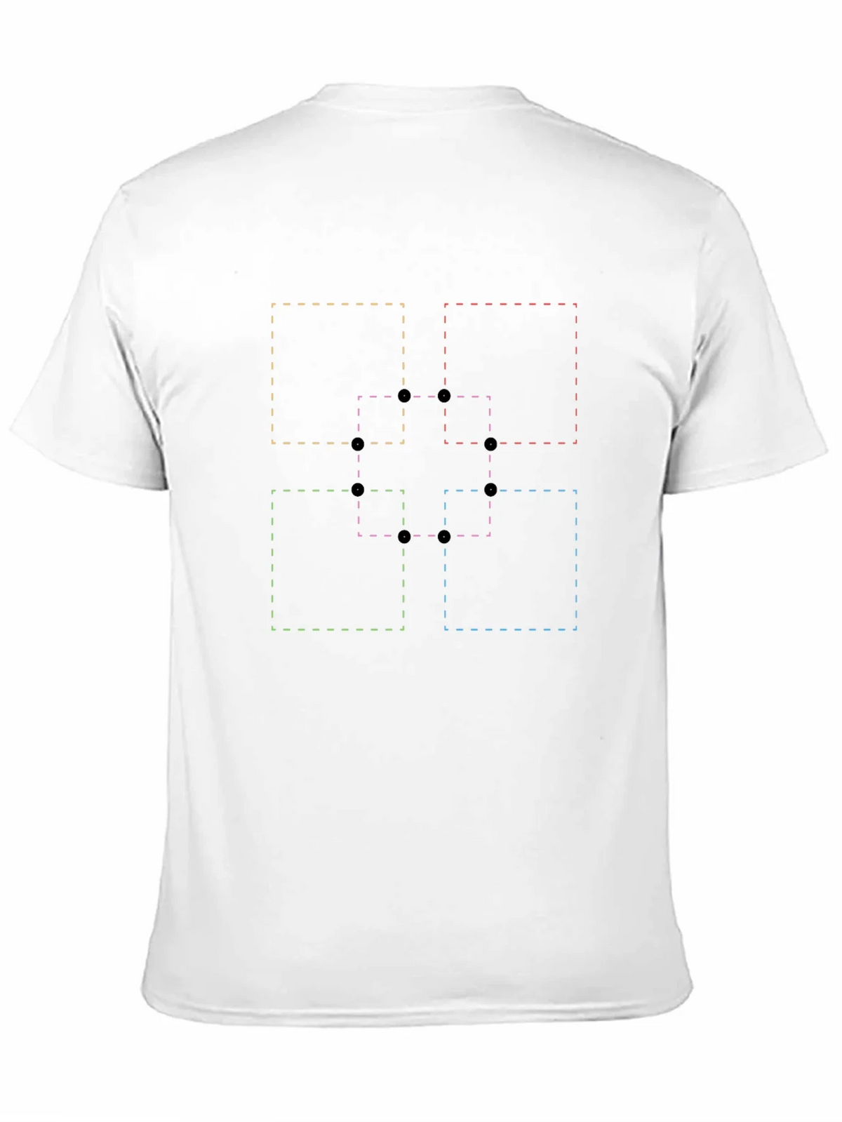 Abstract Geometric Squares Graphic T-Shirt product image 10