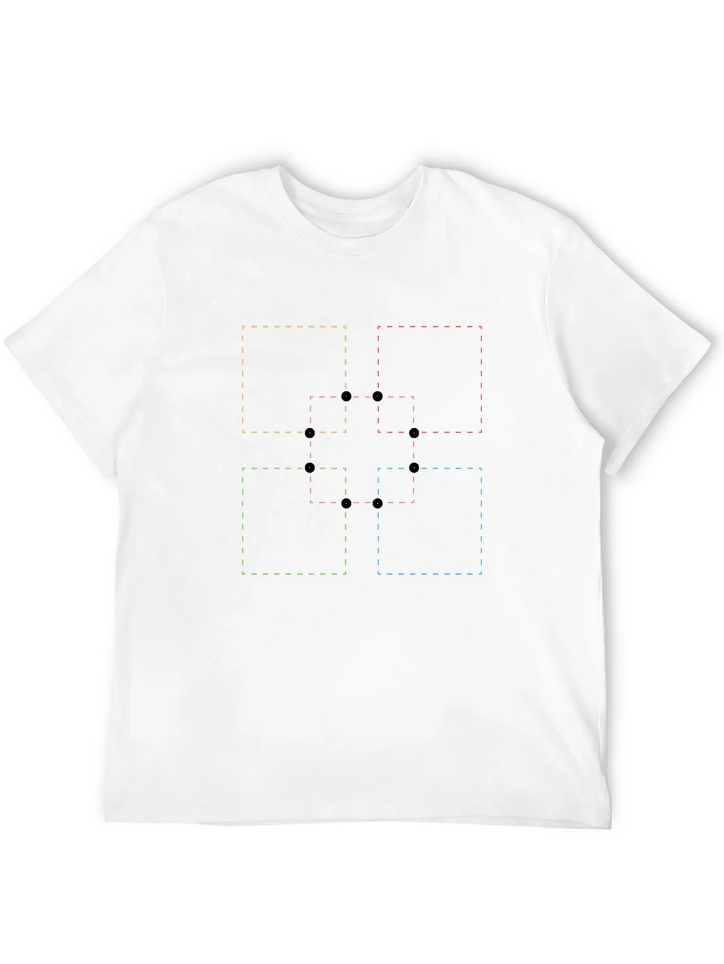 Abstract Geometric Squares Graphic T-Shirt product image 11