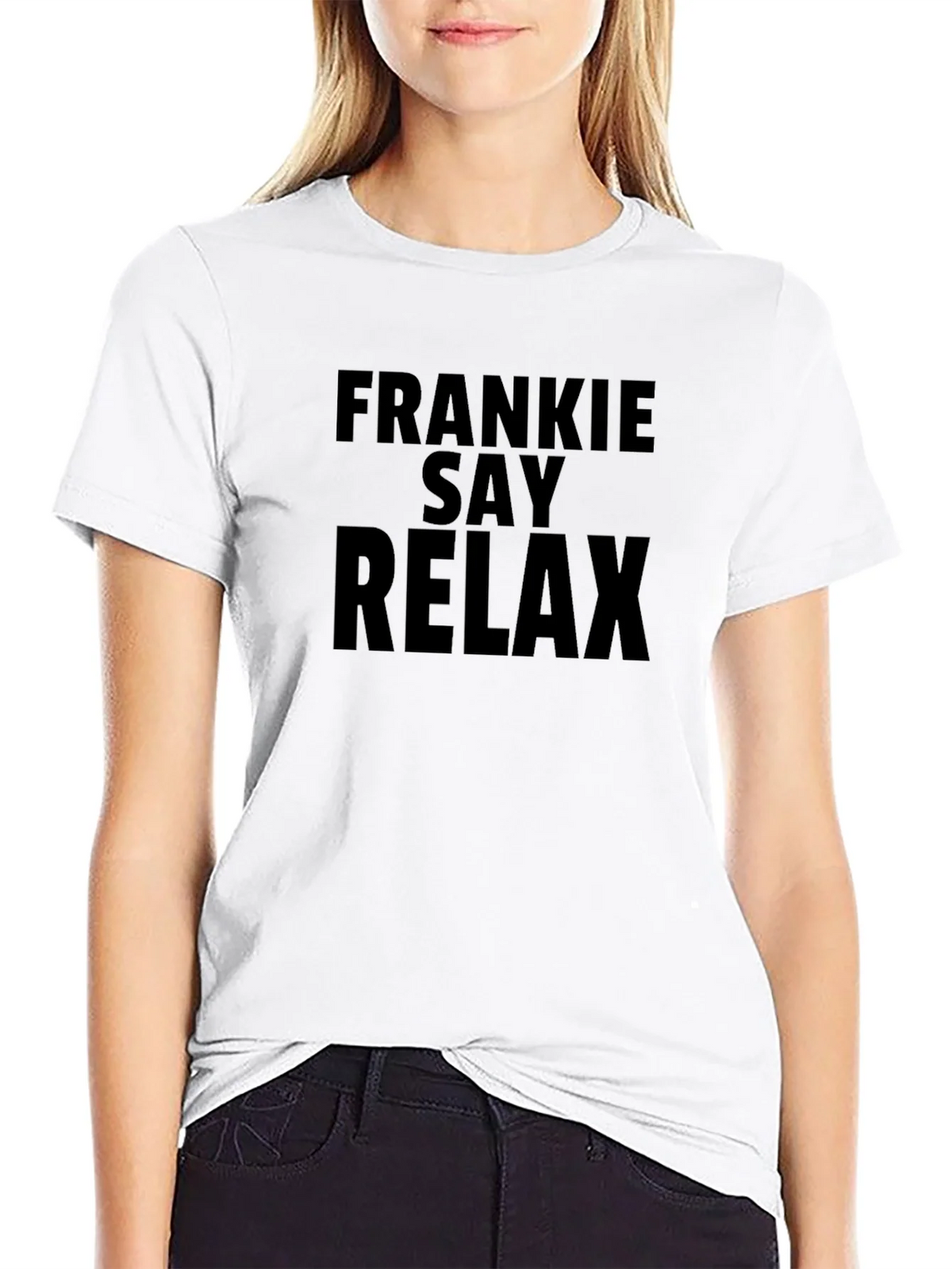 Frankie Say Relax Graphic Tee - Black product image 8