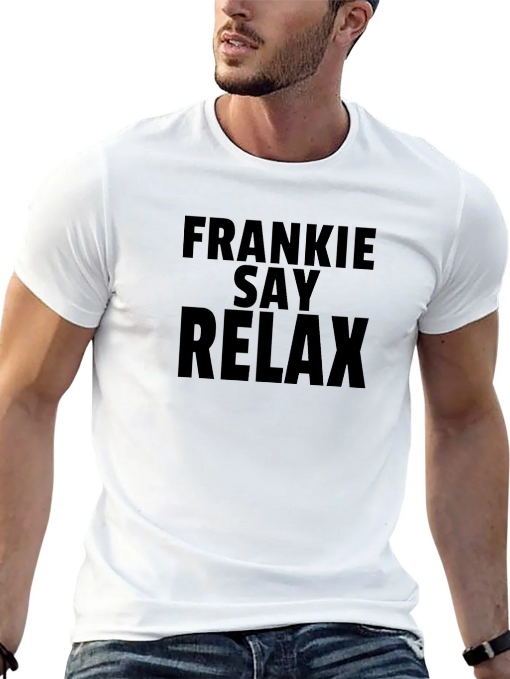 Frankie Say Relax Graphic Tee - Black product image 12