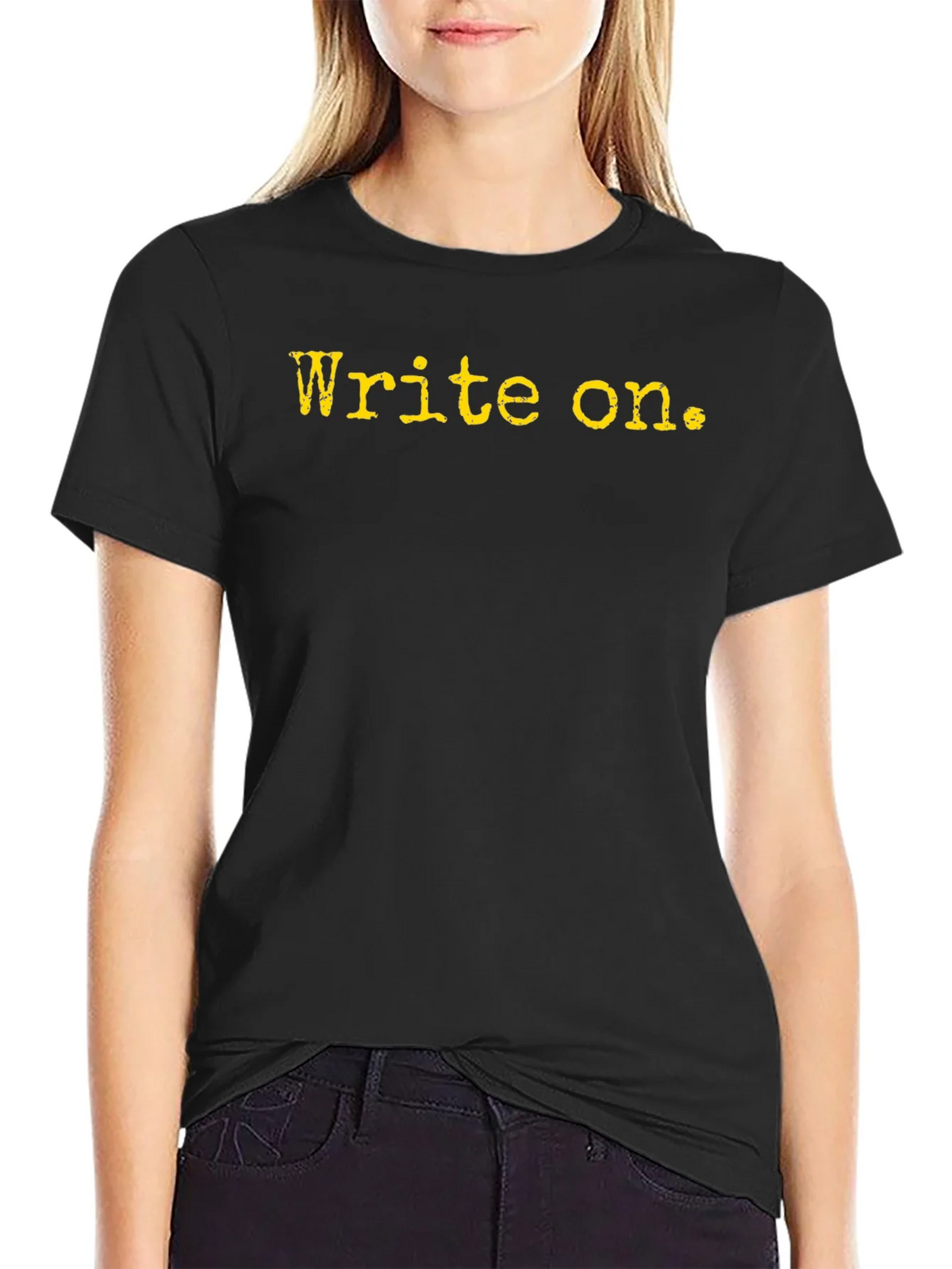 Write On. Graphic Tee - Black product image 2