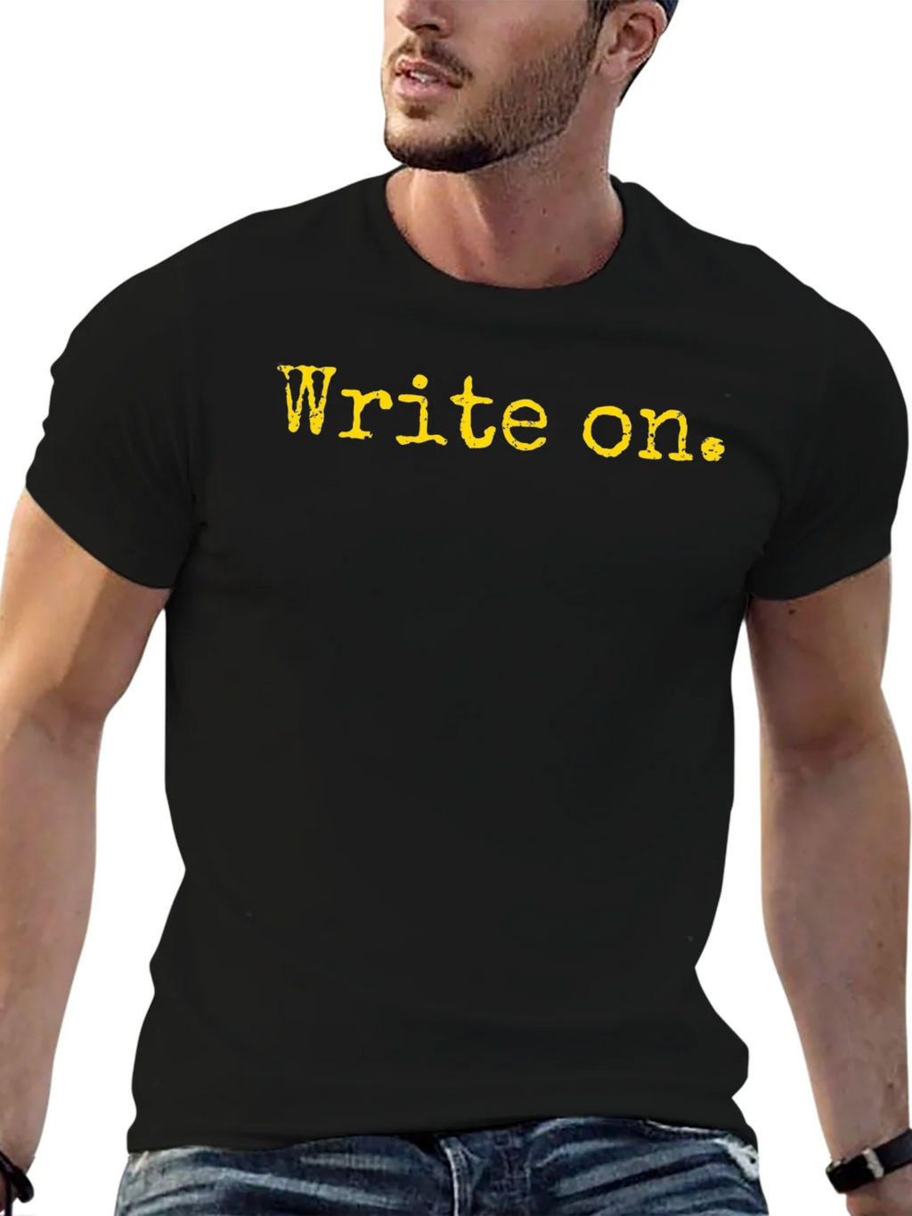 Write On. Graphic Tee - Black product image 6