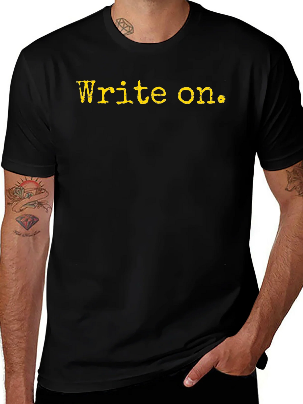 Write On. Graphic Tee - Black product image 1