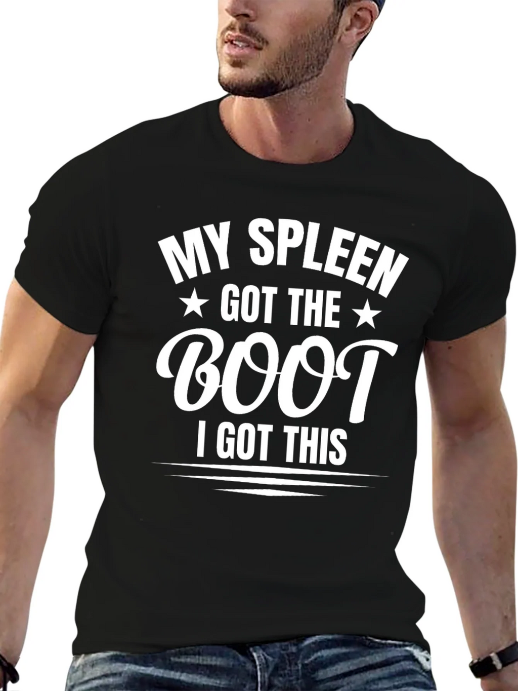 My Spleen Got The Boot Funny T-Shirt product image 6
