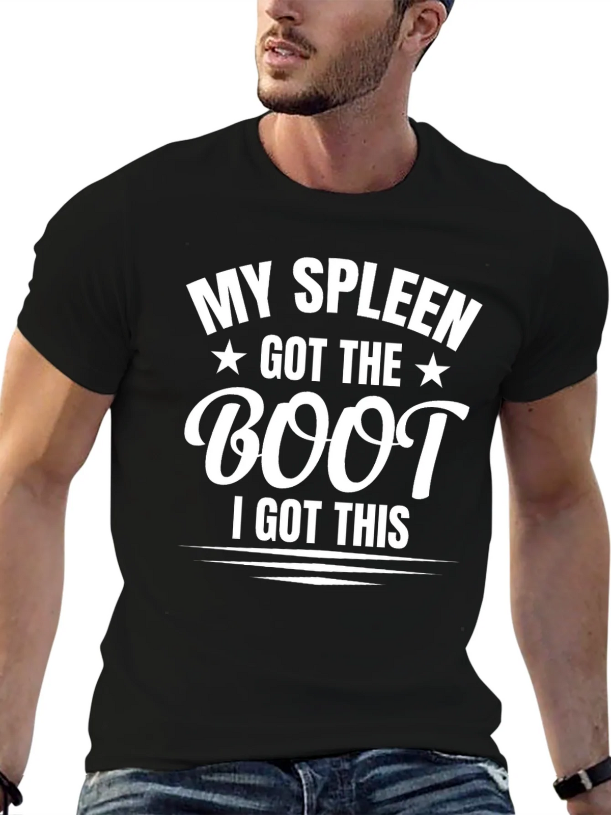My Spleen Got The Boot Funny T-Shirt product image 6