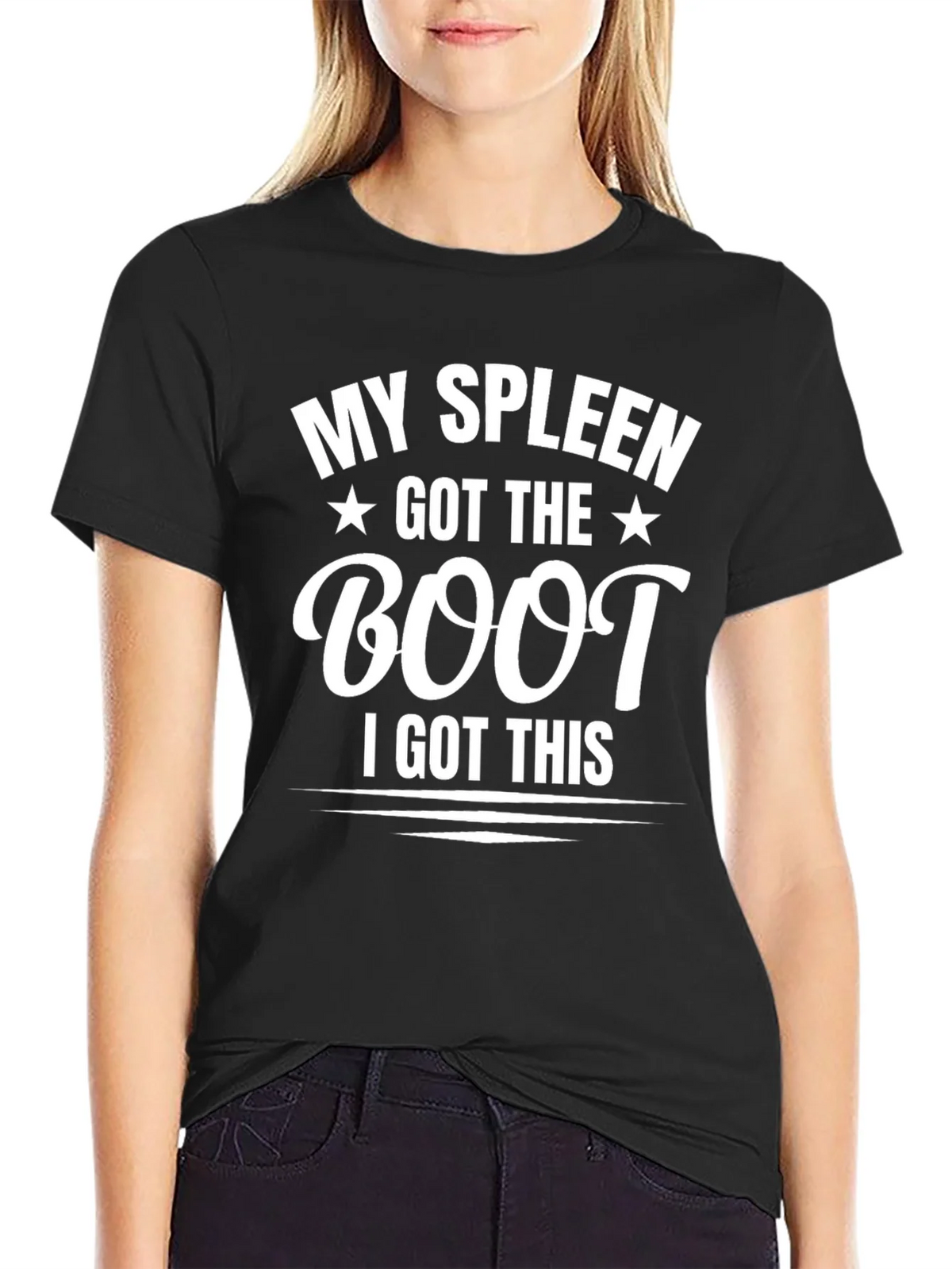 My Spleen Got The Boot Funny T-Shirt product image 2