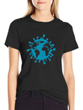 Earth Virus Graphic Tee - Black Short Sleeve product image 1