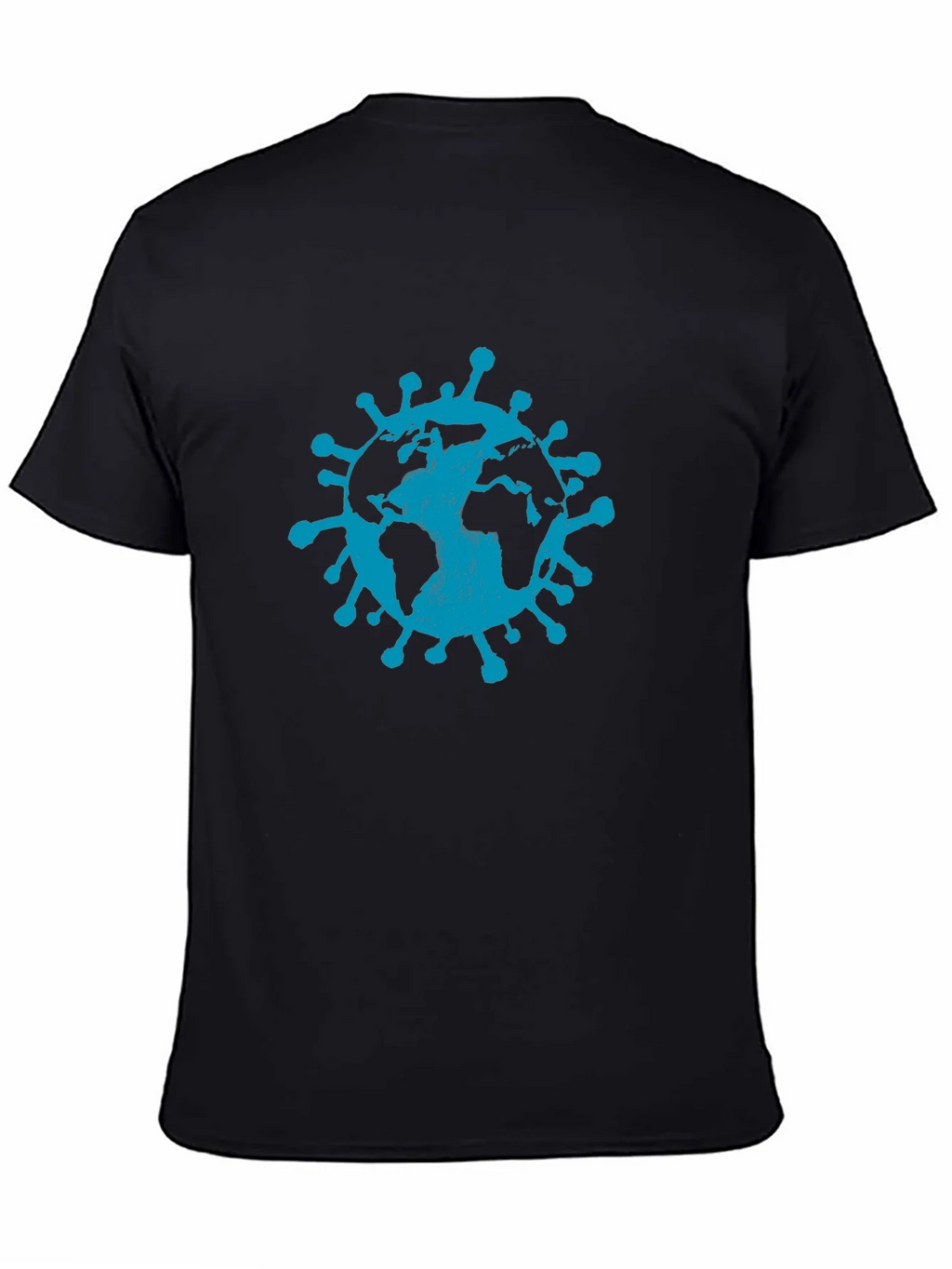 Earth Virus Graphic Tee - Black Short Sleeve product image 2