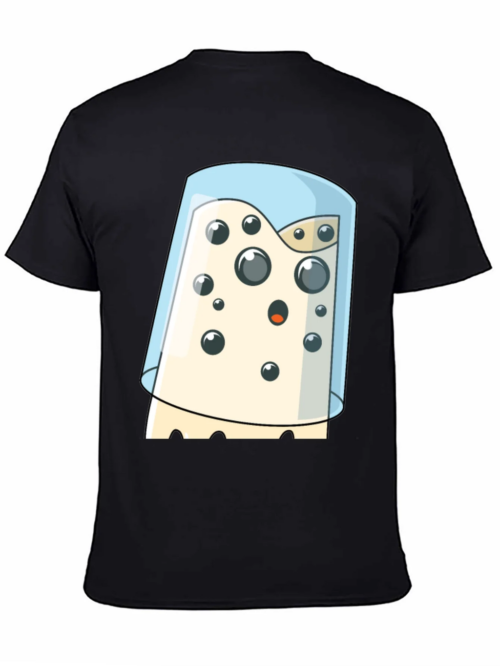 Cartoon Cheese Under Glass Graphic T-Shirt product image 4