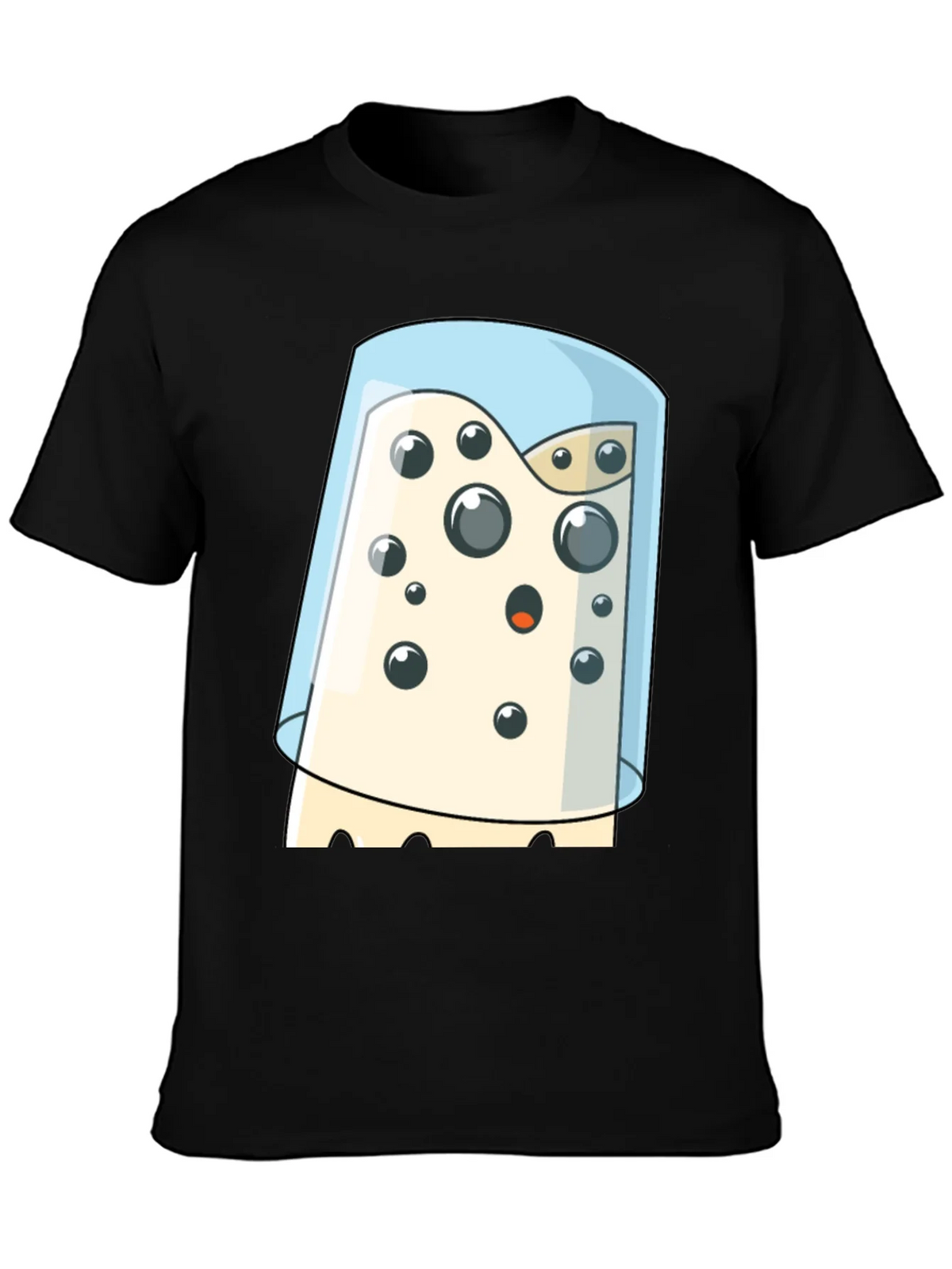 Cartoon Cheese Under Glass Graphic T-Shirt product image 3