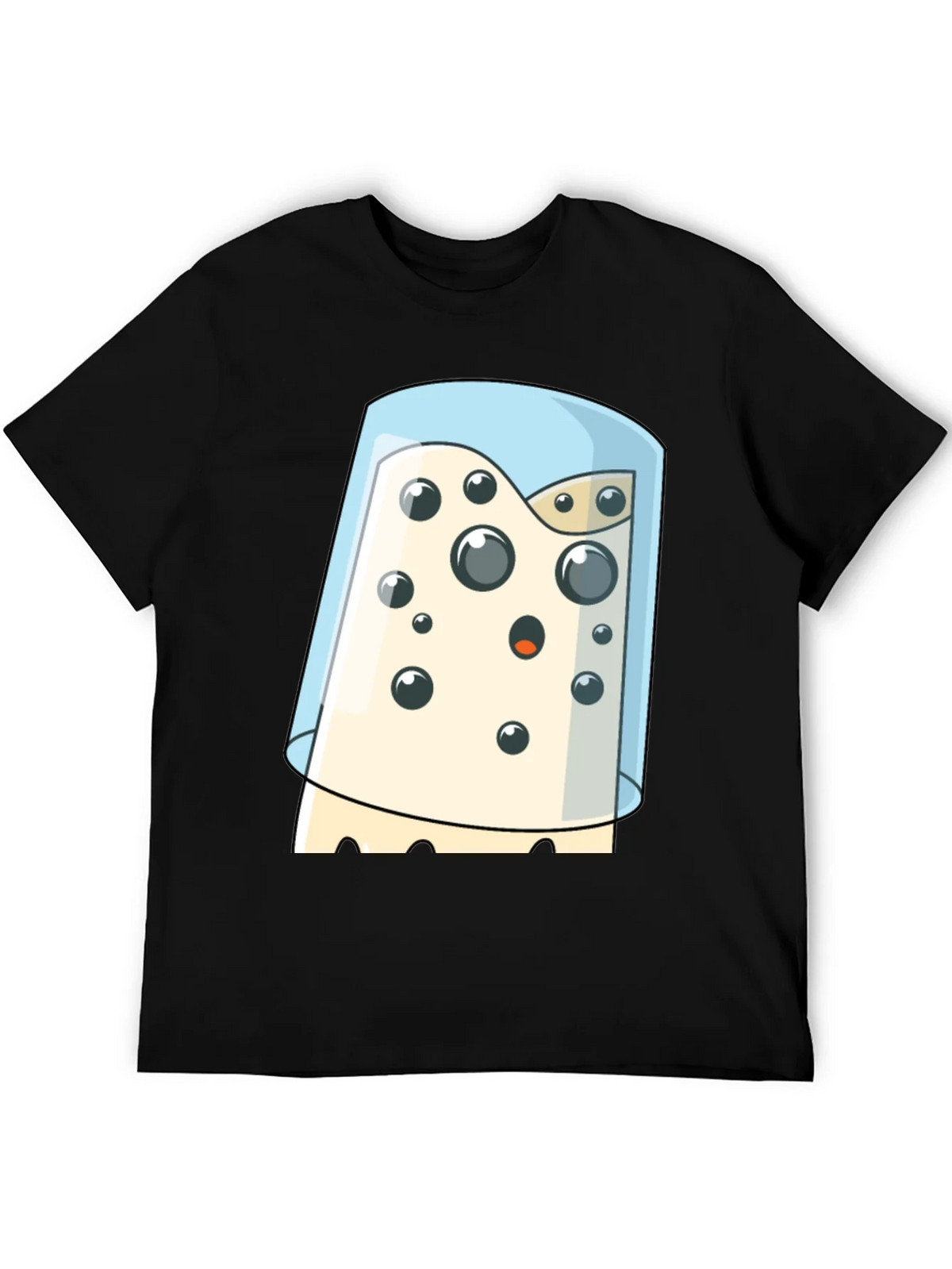 Cartoon Cheese Under Glass Graphic T-Shirt product image 5