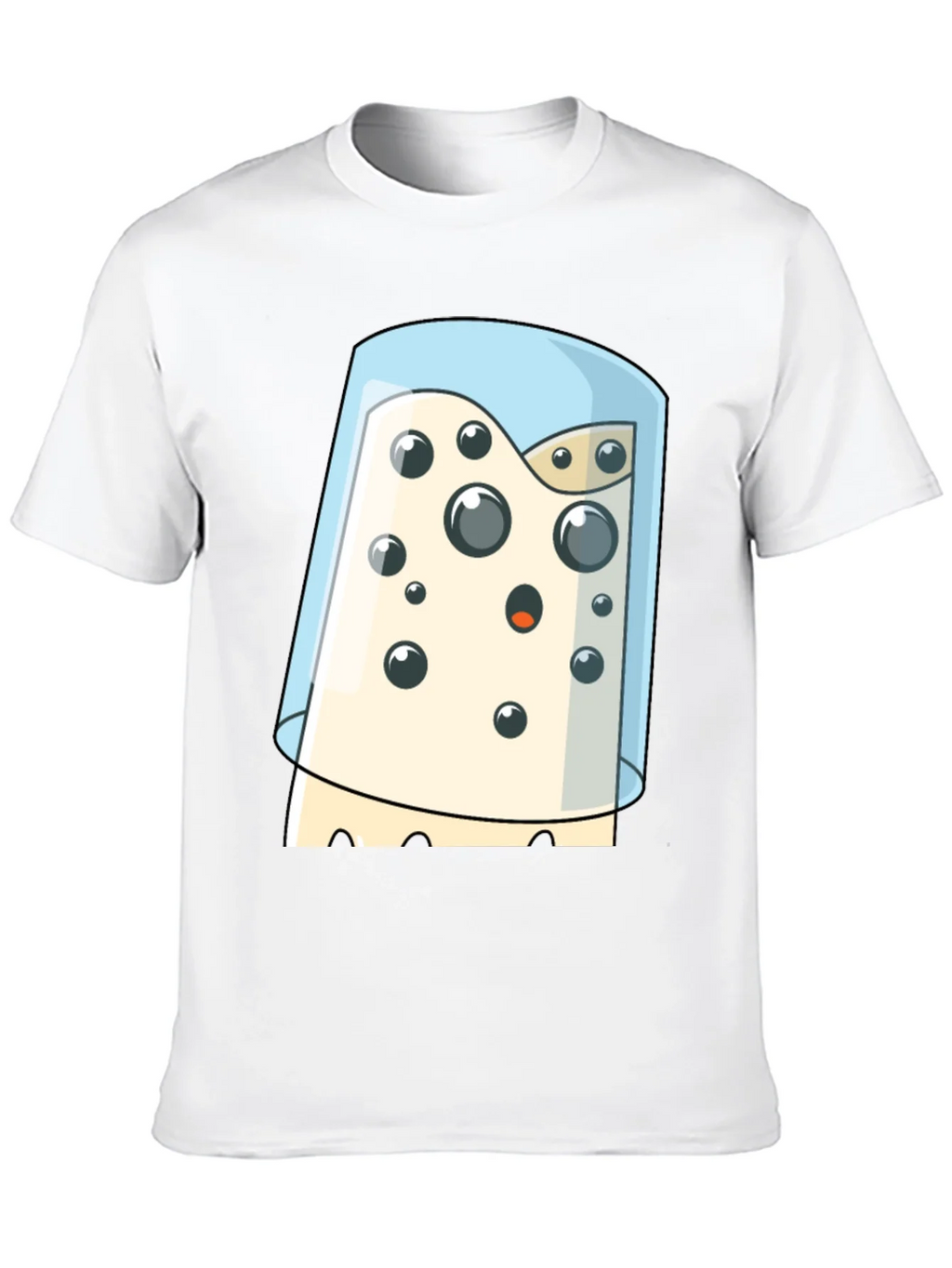 Cartoon Cheese Under Glass Graphic T-Shirt product image 9
