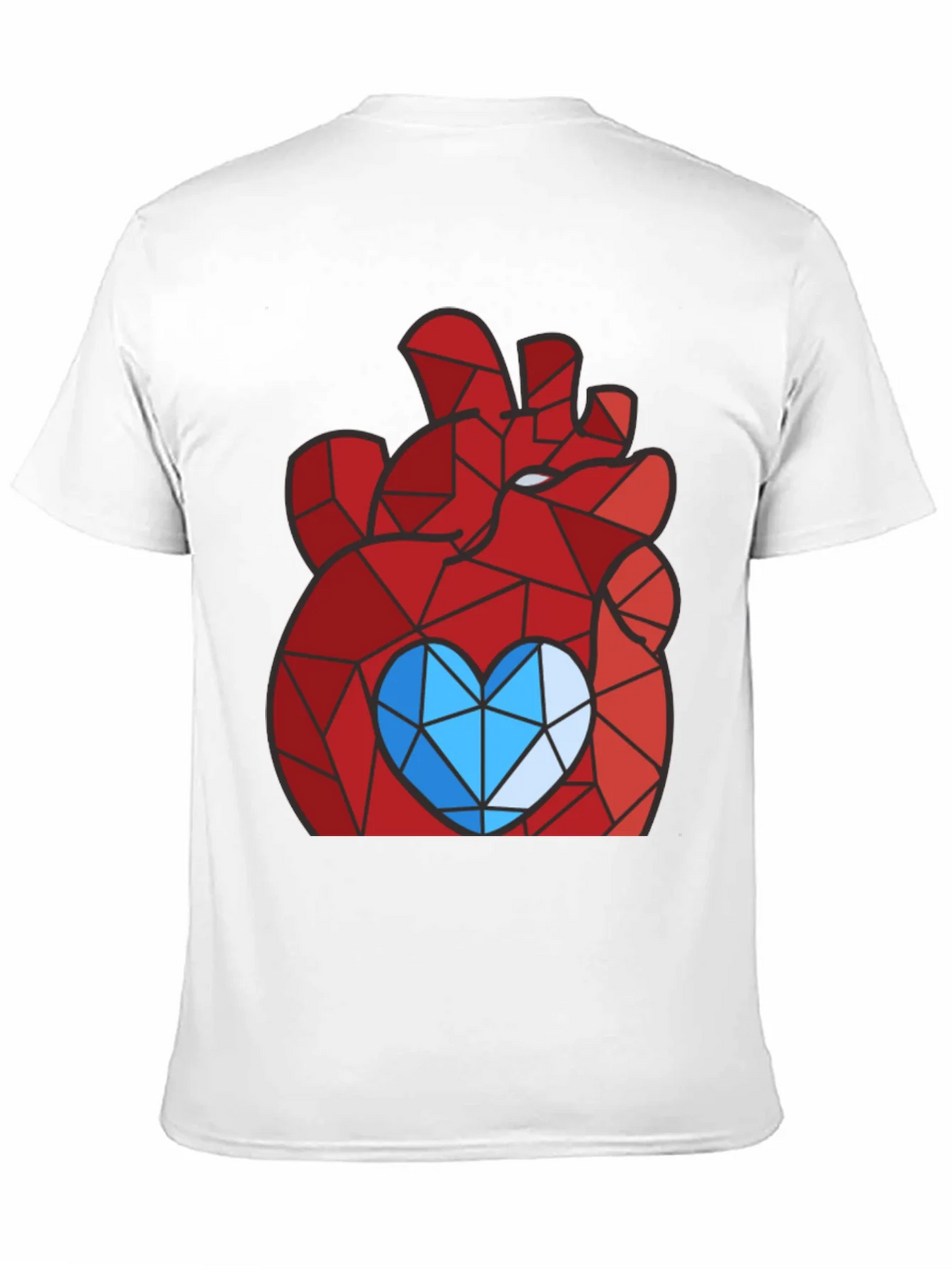 Geometric Heart Graphic Tee - Modern Style product image 8