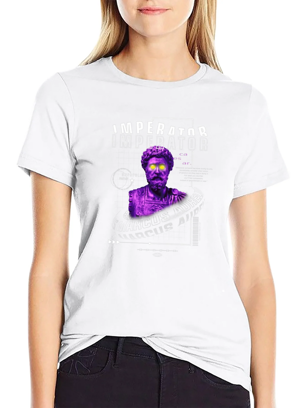 Imperator Marcus Aurelius Graphic Tee product image 4