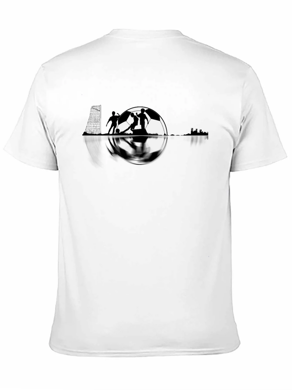 Soccer Graphic Tee - Black Cotton T-Shirt product image 5