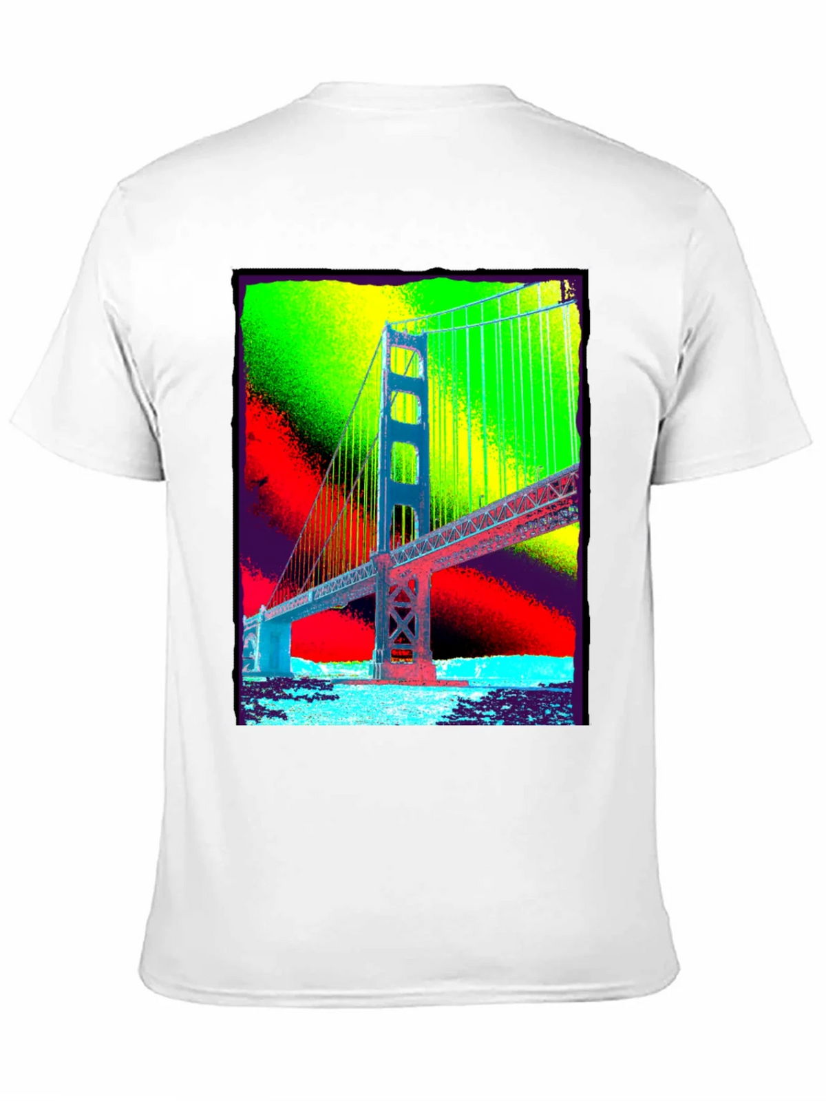 Golden Gate Bridge Graphic Tee - Vibrant Pop Art Design product image 8