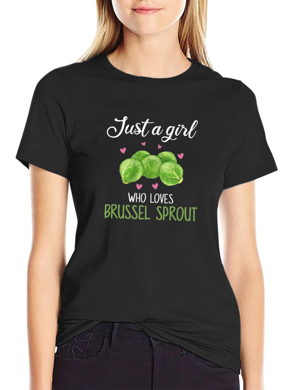 Just a Girl Who Loves Brussel Sprouts T-Shirt product image 2