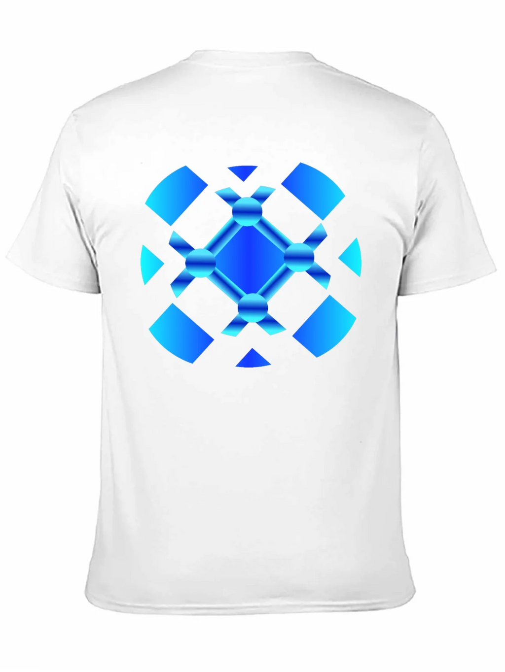 Abstract Graphic Tee - Modern Blue Design product image 10