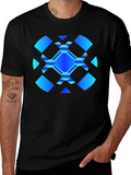 Abstract Graphic Tee - Modern Blue Design product image 1