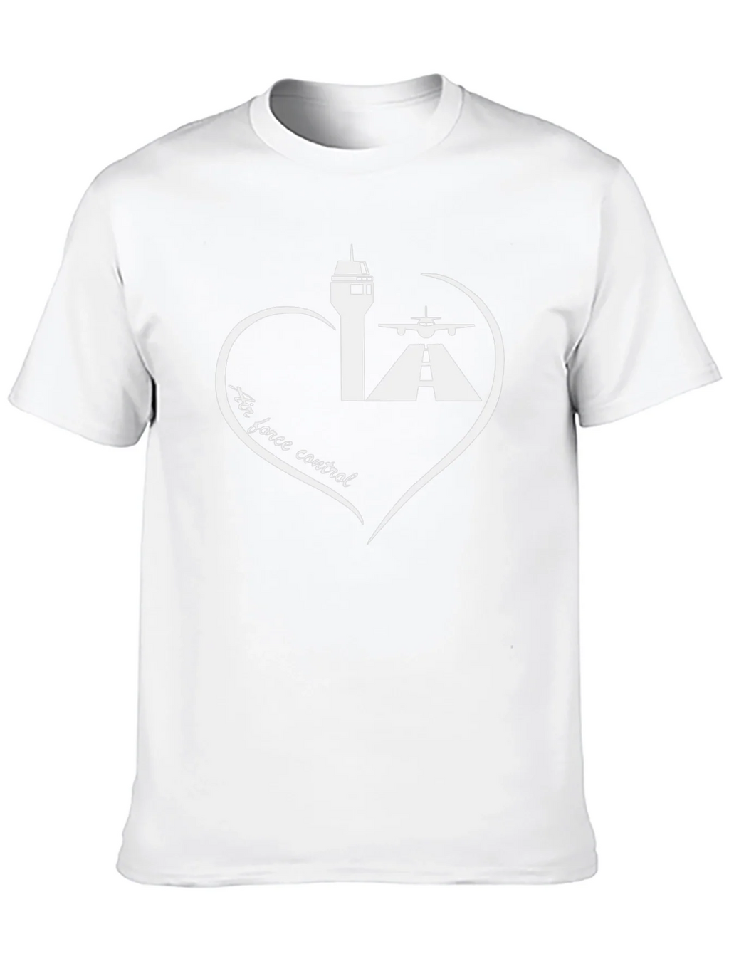 Air Force Control T-Shirt - Aviation Heart Tee product image 2