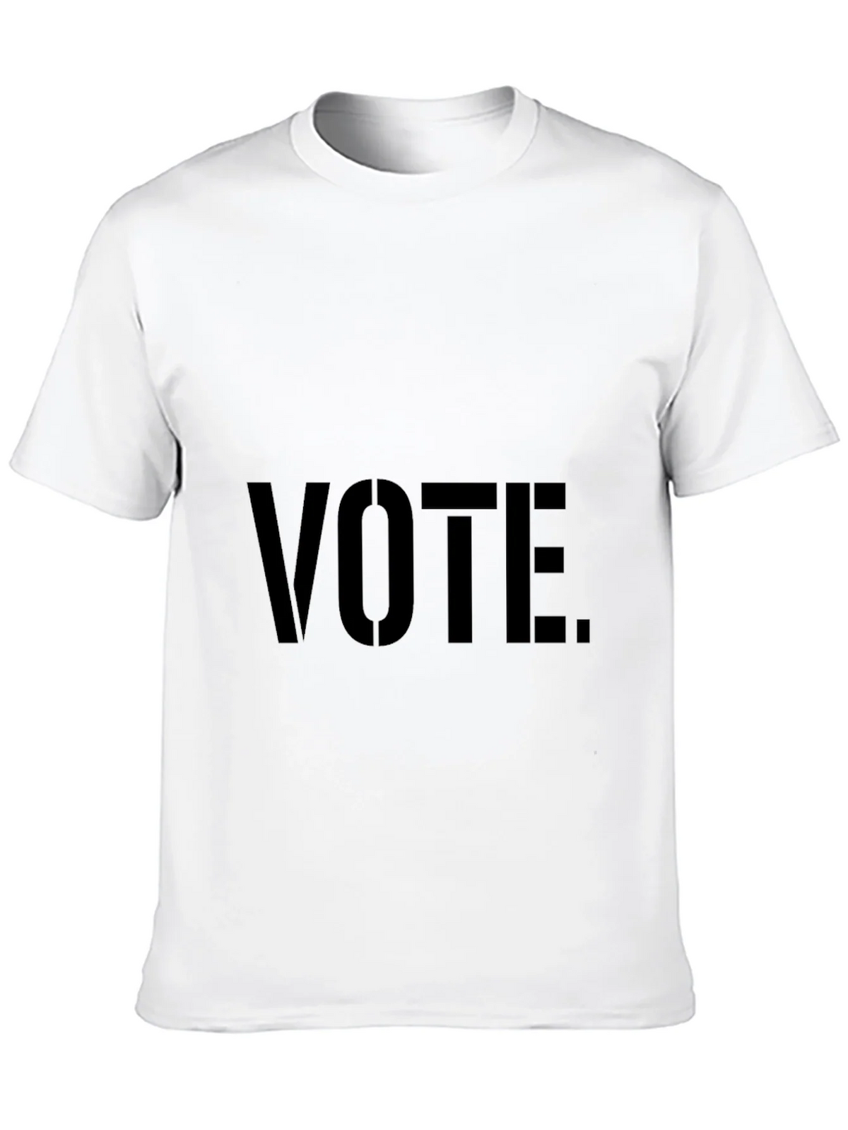 Vote Graphic T-Shirt - Black Crew Neck Tee product image 8