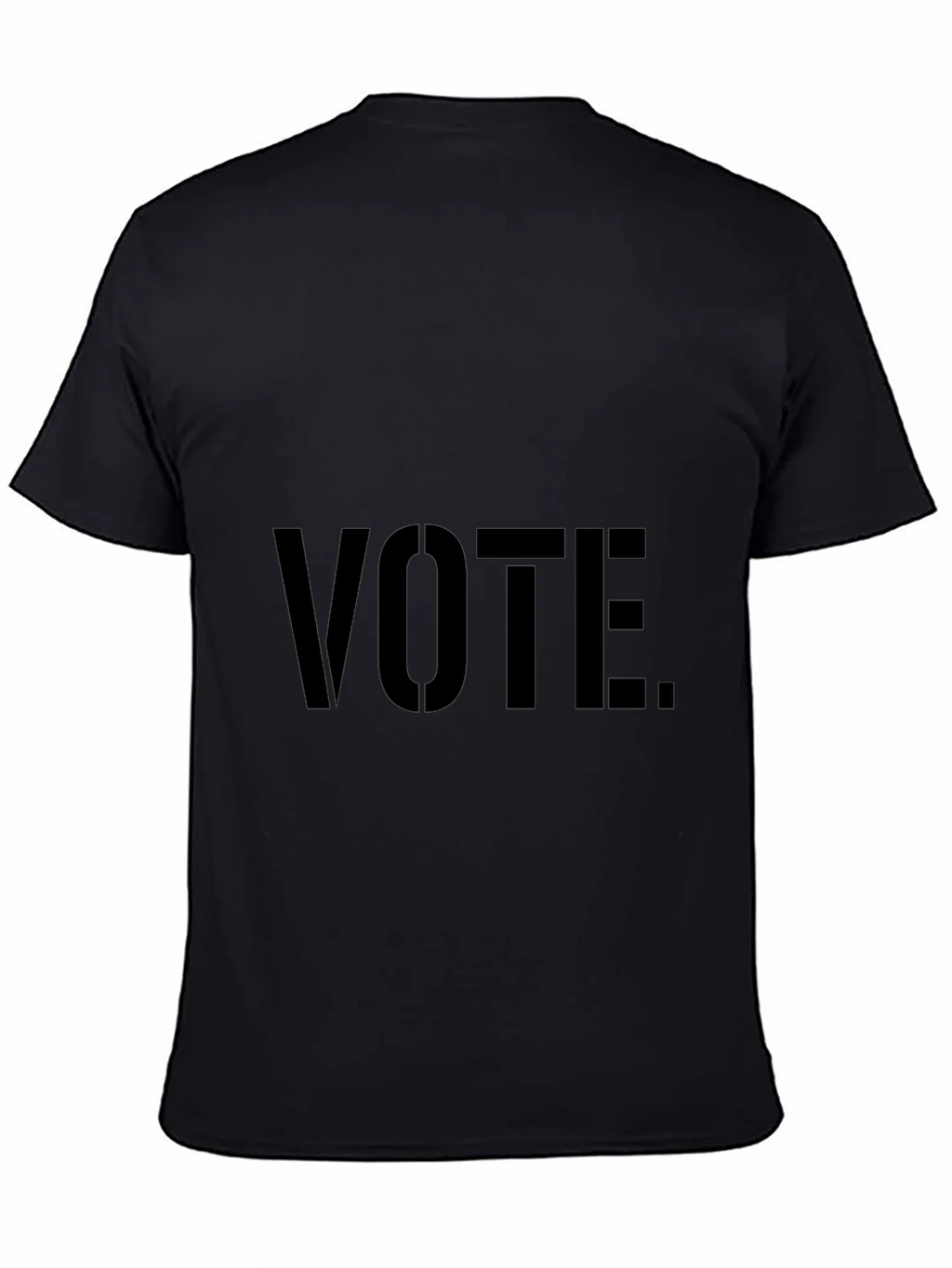 Vote Graphic T-Shirt - Black Crew Neck Tee product image 4
