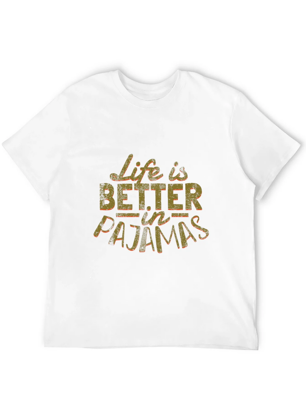 Life is Better in Pajamas Black Graphic Tee product image 9