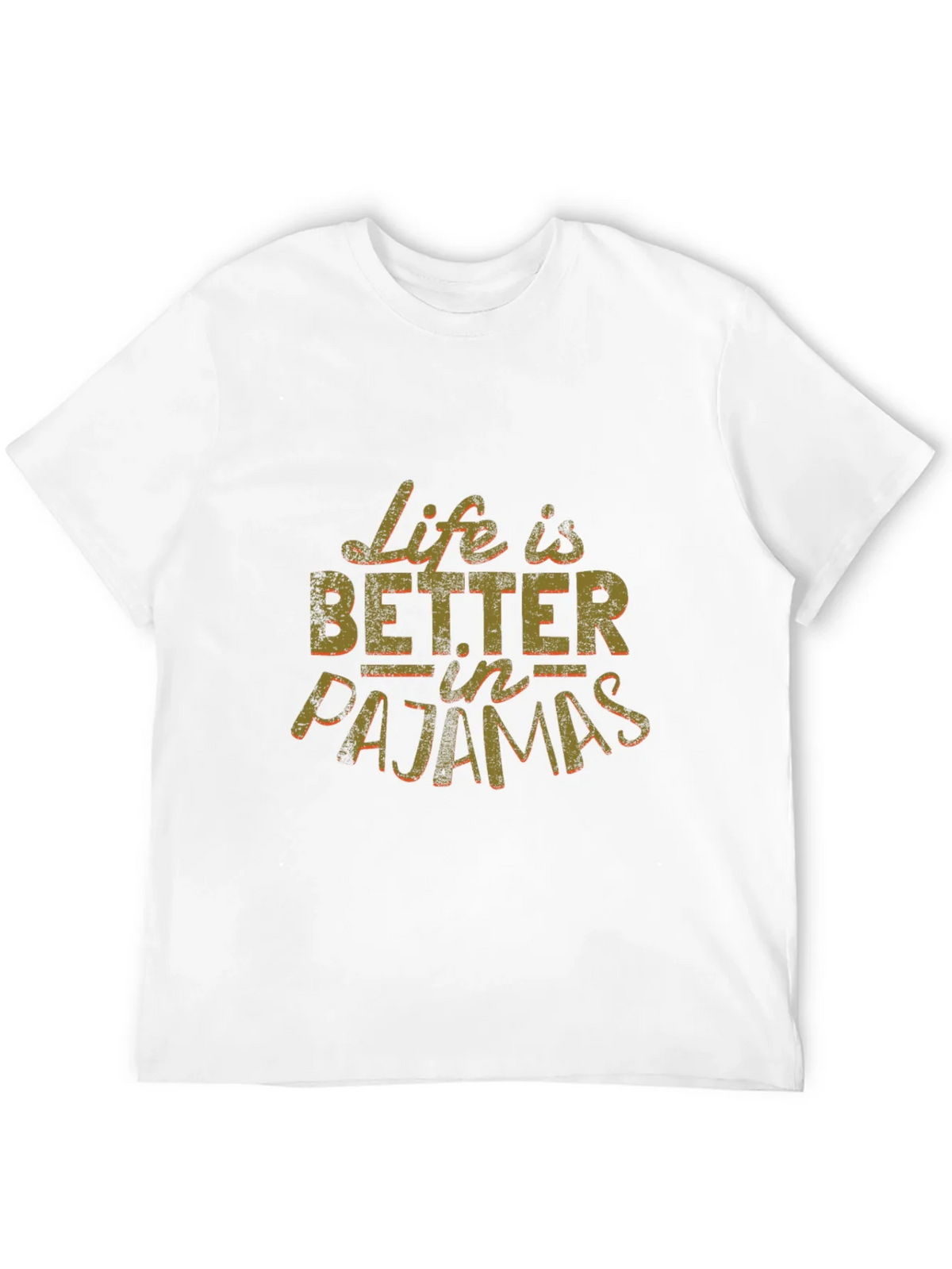 Life is Better in Pajamas Black Graphic Tee product image 9