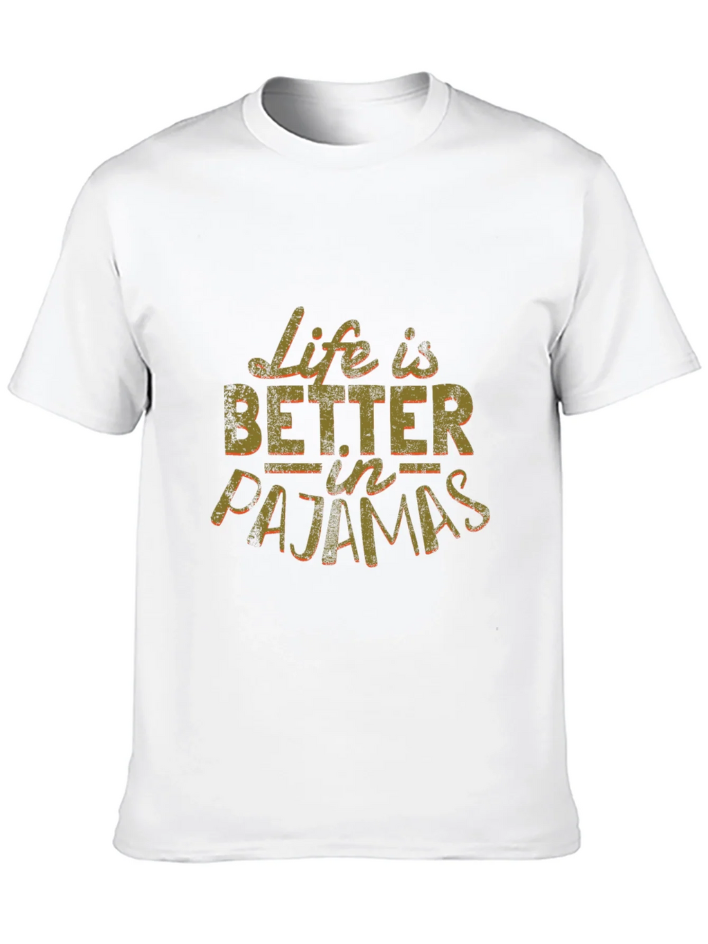 Life is Better in Pajamas Black Graphic Tee product image 7