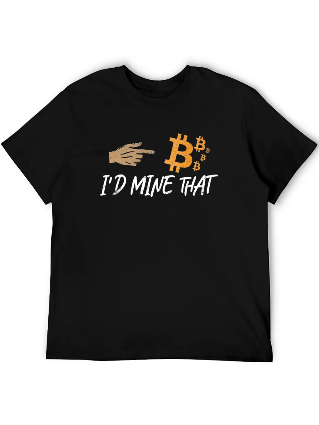 Id Mine That Bitcoin Graphic Tee product image 4