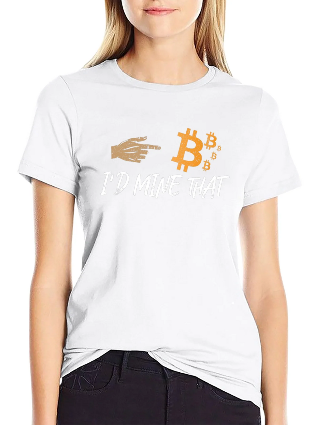 Id Mine That Bitcoin Graphic Tee product image 7