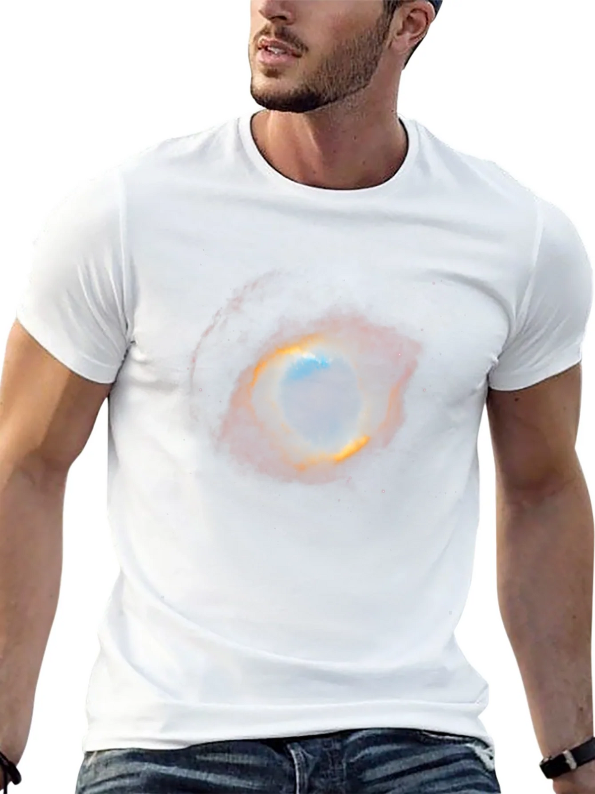 Nebula Graphic Black T-Shirt | Stellar Space Tee product image 12