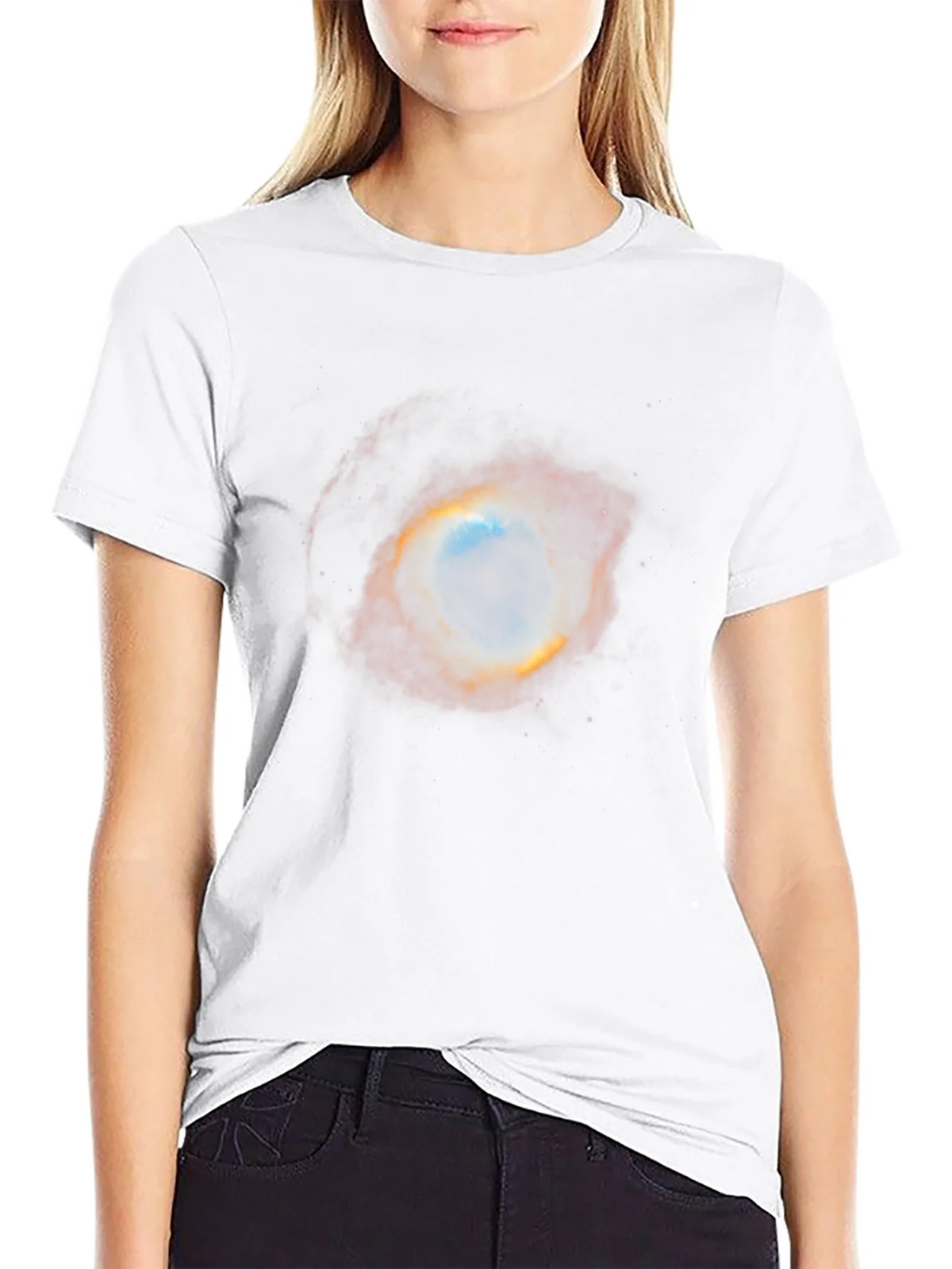 Nebula Graphic Black T-Shirt | Stellar Space Tee product image 8