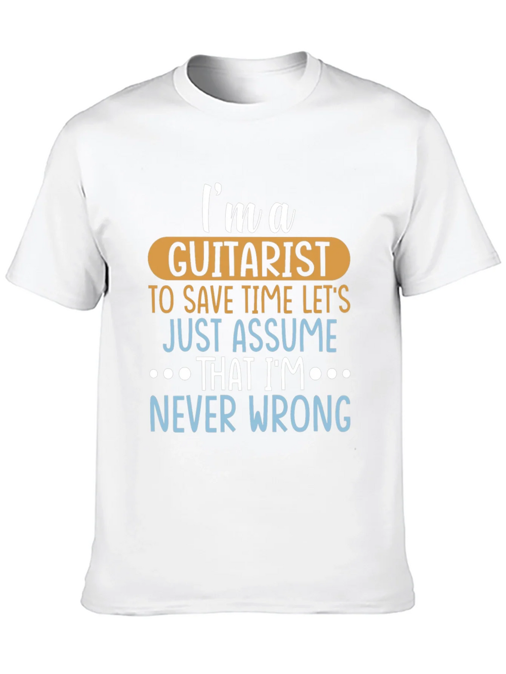 Guitarist Never Wrong Graphic Tee - Black Cotton T-Shirt product image 9
