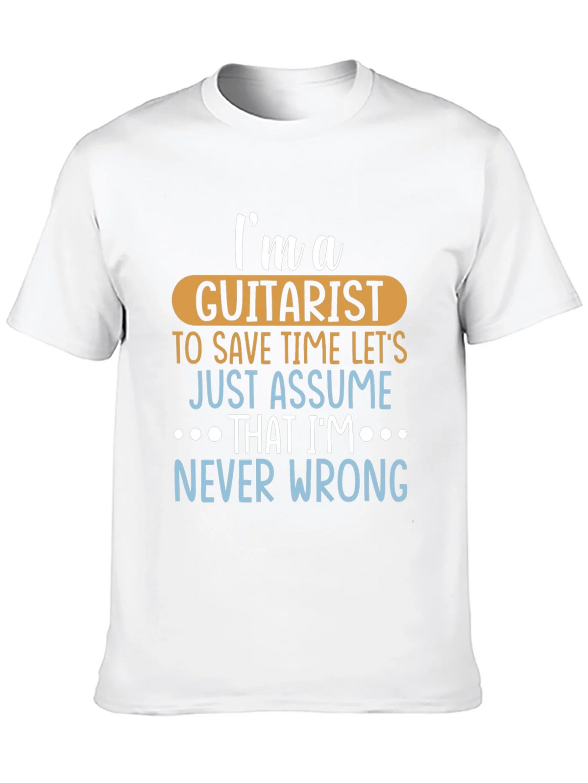 Guitarist Never Wrong Graphic Tee - Black Cotton T-Shirt product image 9