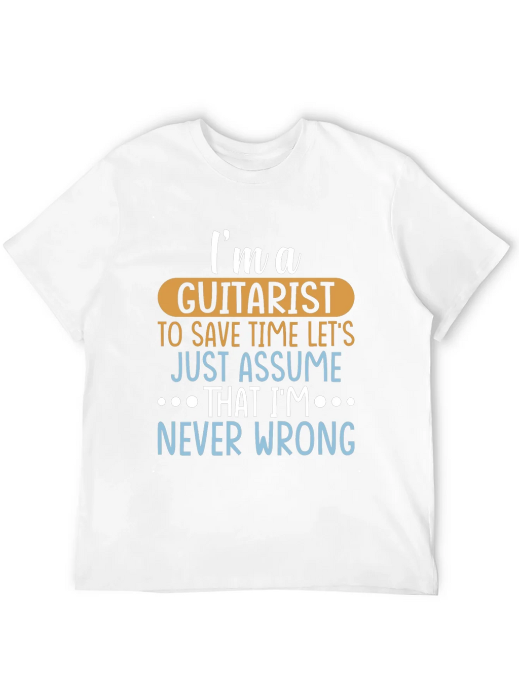 Guitarist Never Wrong Graphic Tee - Black Cotton T-Shirt product image 11