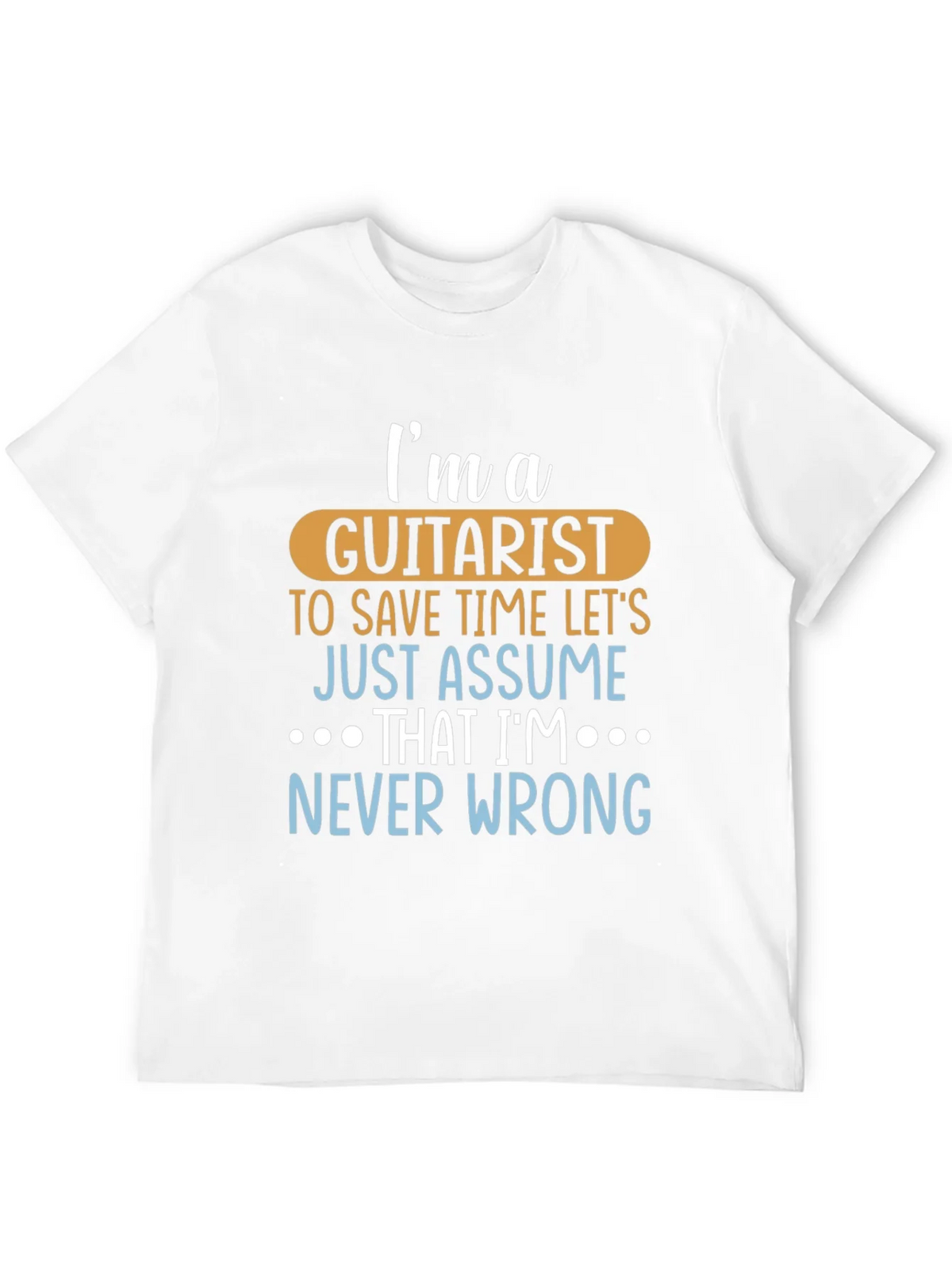 Guitarist Never Wrong Graphic Tee - Black Cotton T-Shirt product image 11