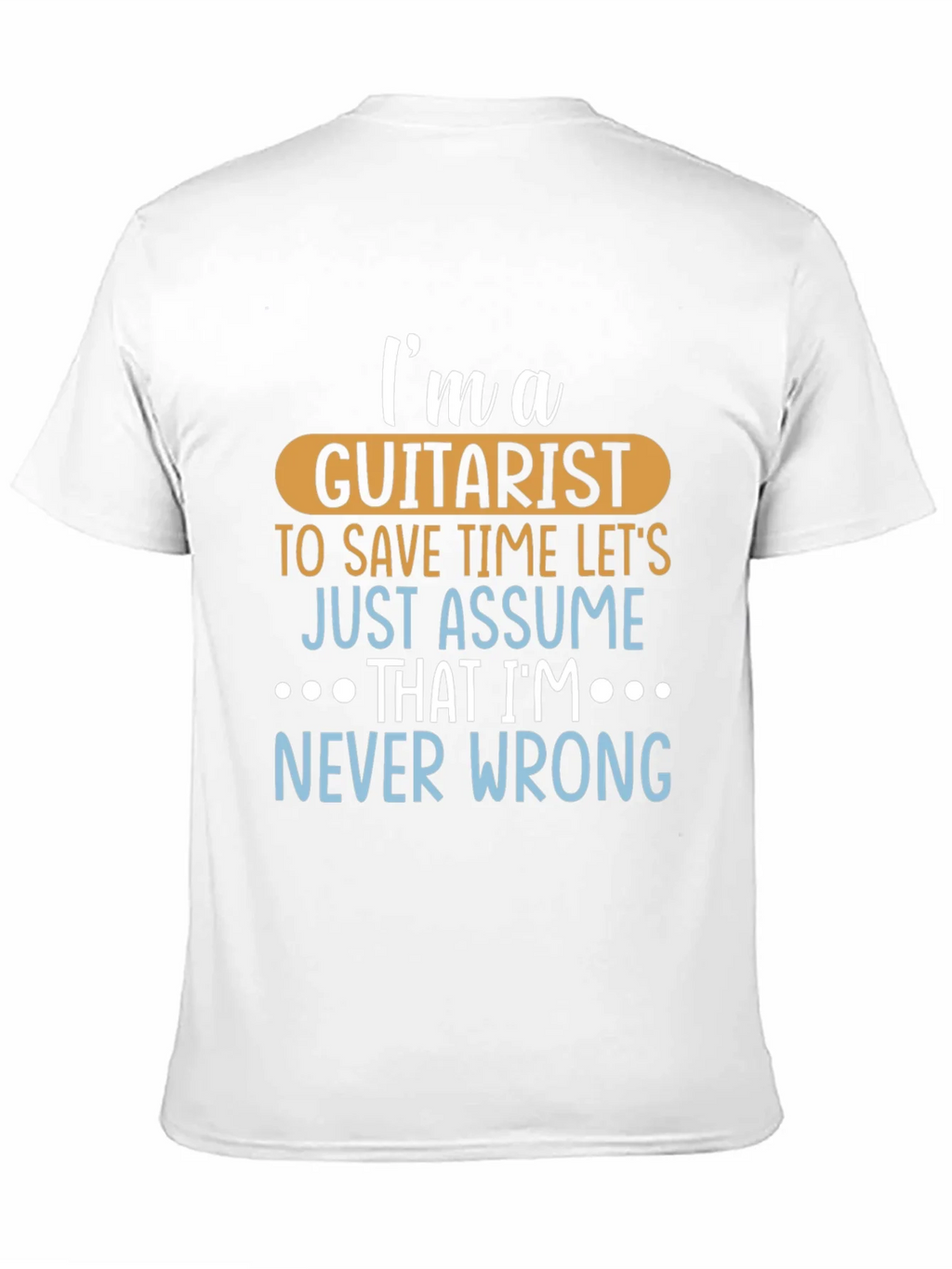 Guitarist Never Wrong Graphic Tee - Black Cotton T-Shirt product image 10