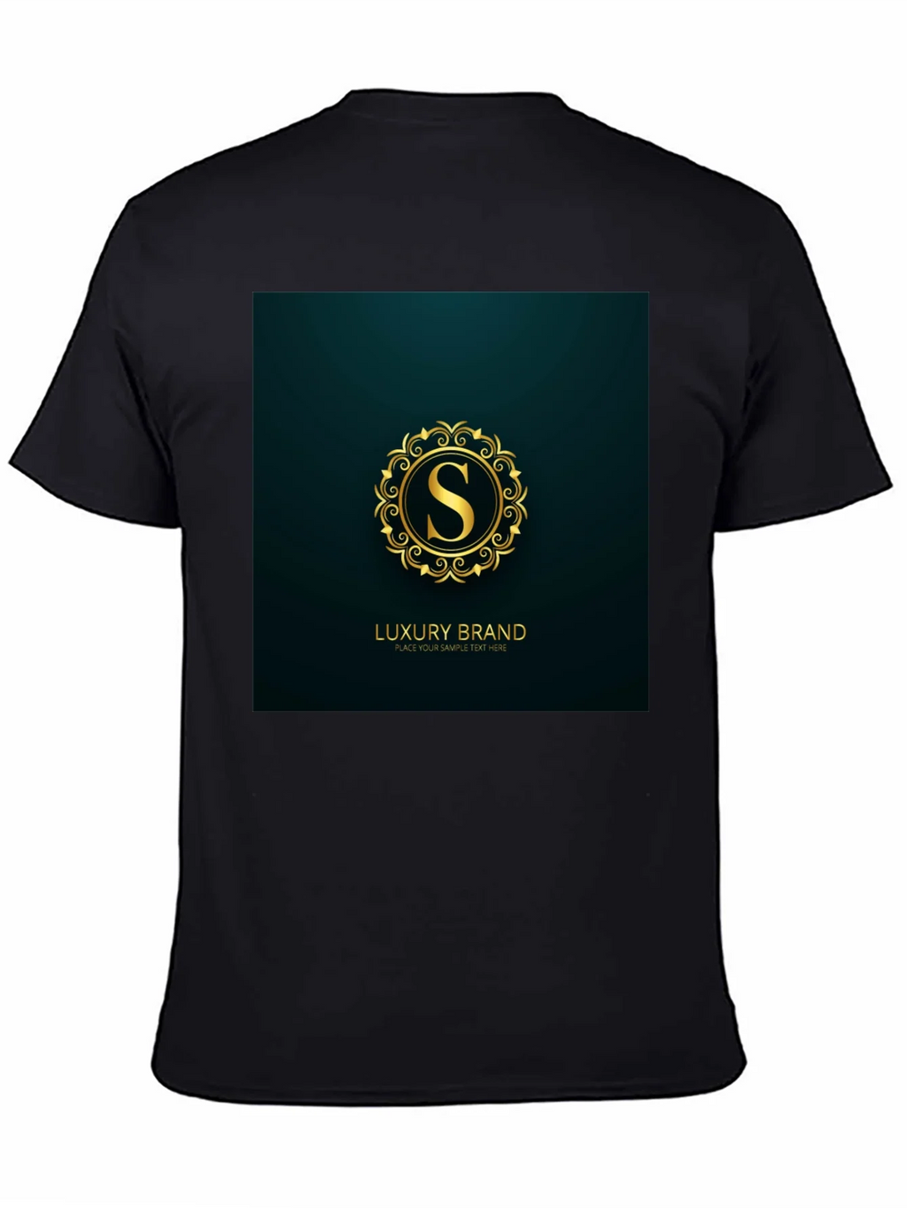 Luxury Brand S Logo Black T-Shirt product image 4