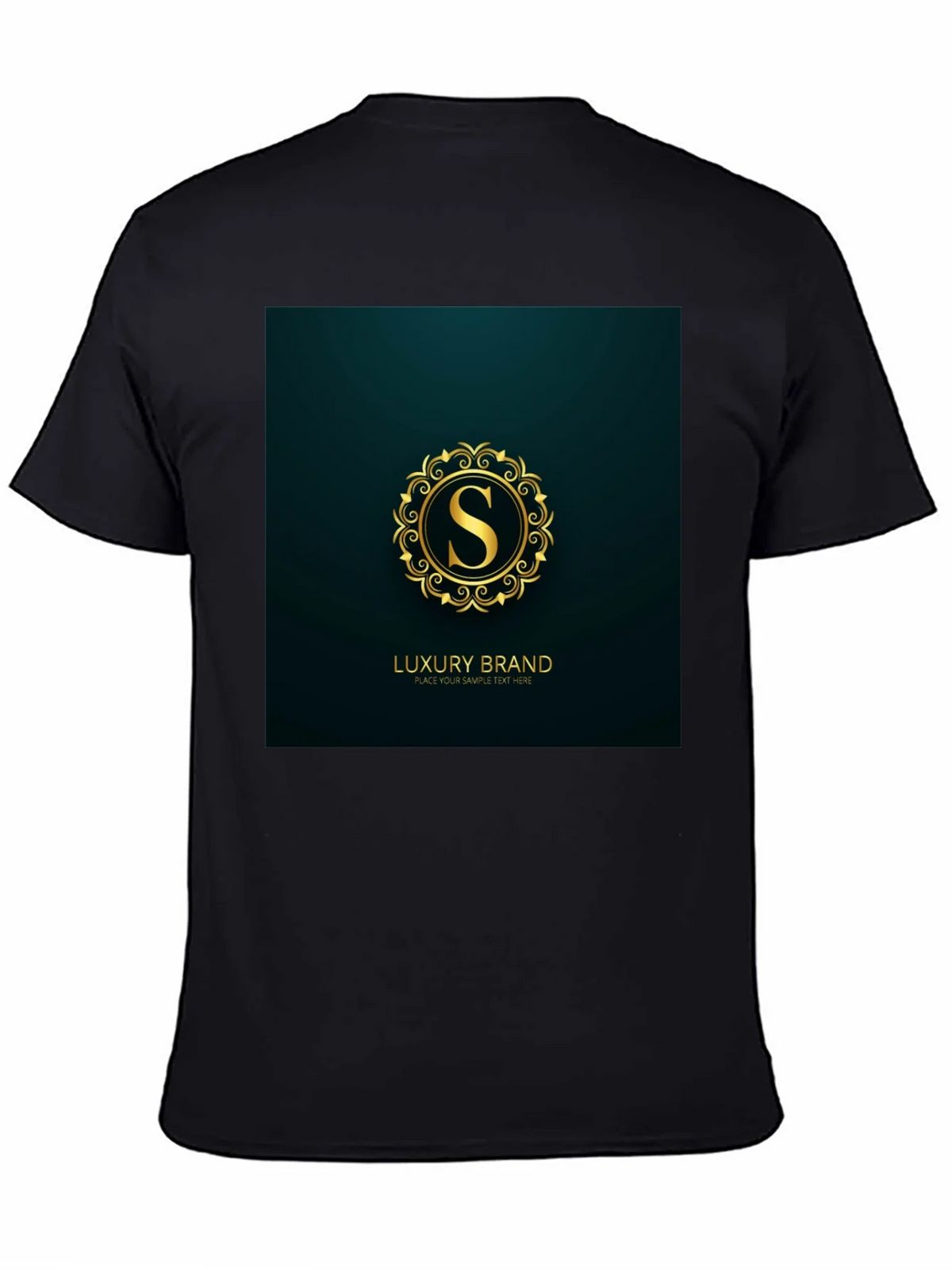 Luxury Brand S Logo Black T-Shirt product image 4