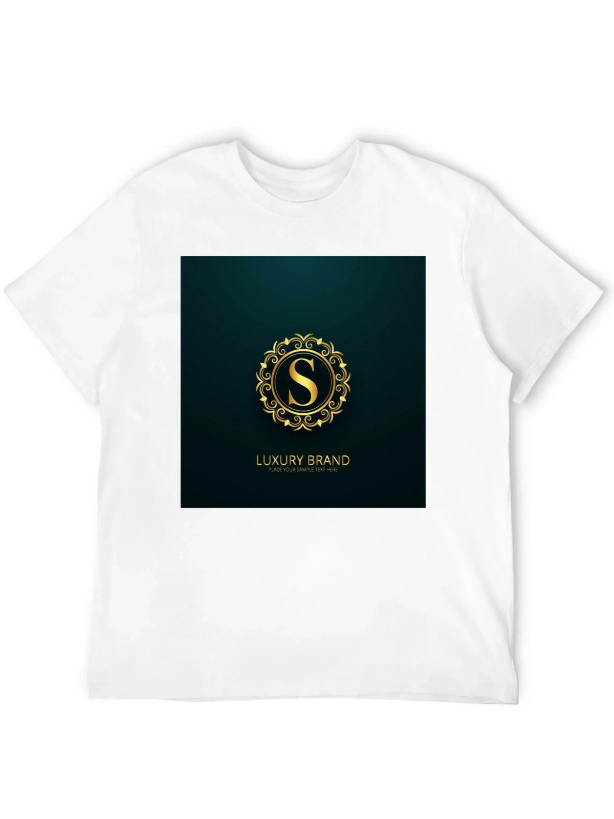 Luxury Brand S Logo Black T-Shirt product image 11