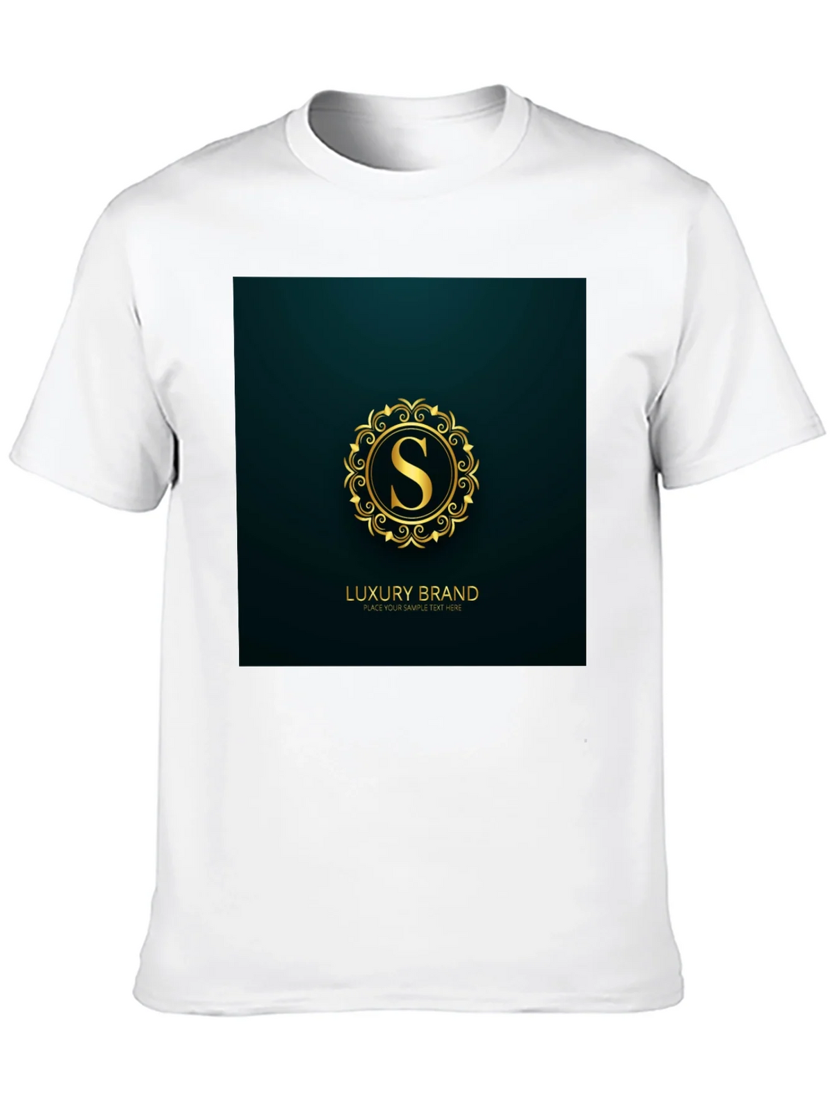 Luxury Brand S Logo Black T-Shirt product image 9