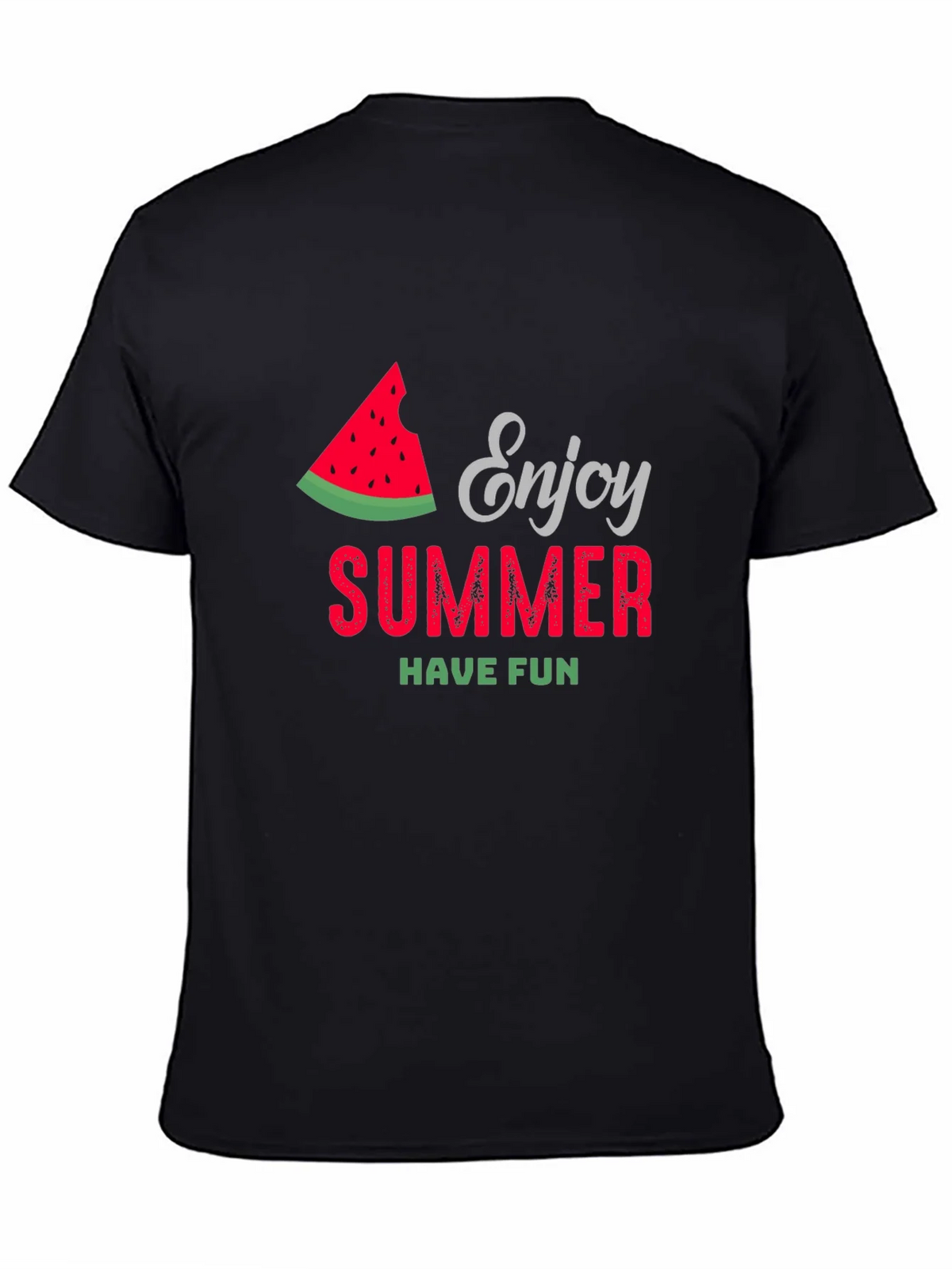 Enjoy Summer Watermelon Graphic T-Shirt product image 1