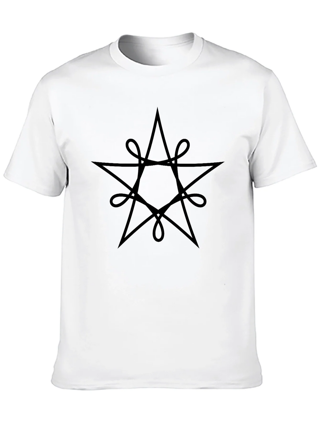Mystic Star Graphic Tee - Black Cotton Blend product image 9