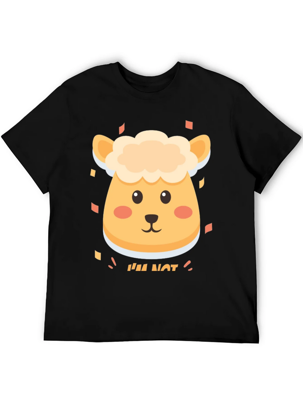 Cute Sheep Im Not T-Shirt - Soft Cotton Blend product image 4